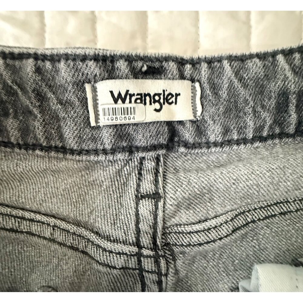 Wrangler Wanderer Flare Jeans W28 L32 Gray 99% Cotton 1% Elastane Made In Tunisi - Picture 4 of 8